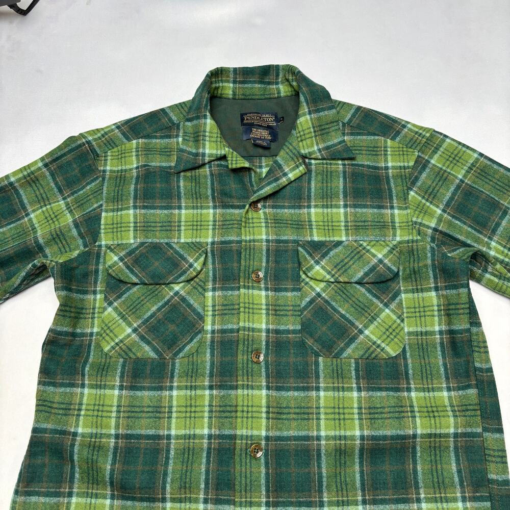 Pendleton Virgin Wool The Original Board Shirt Me… - image 2